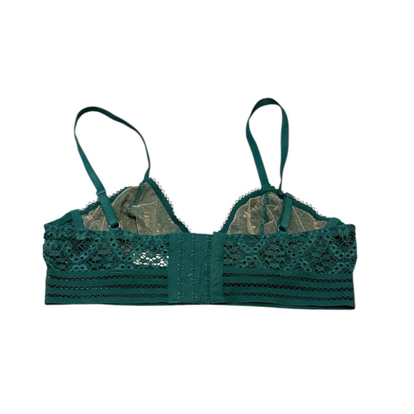 else Women's 36A Green Baroque Triangle Lace Underwire Bra - Picture 4 of 7